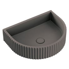 Valentina 465mm Arch Concrete Wall Hung Basin